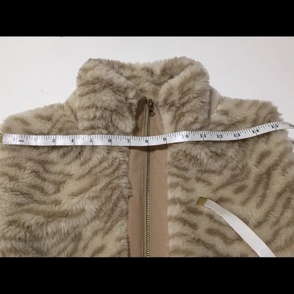 JOU JOU Faux Fur Animal Print Vest Size 2X - Picture 6 of 8